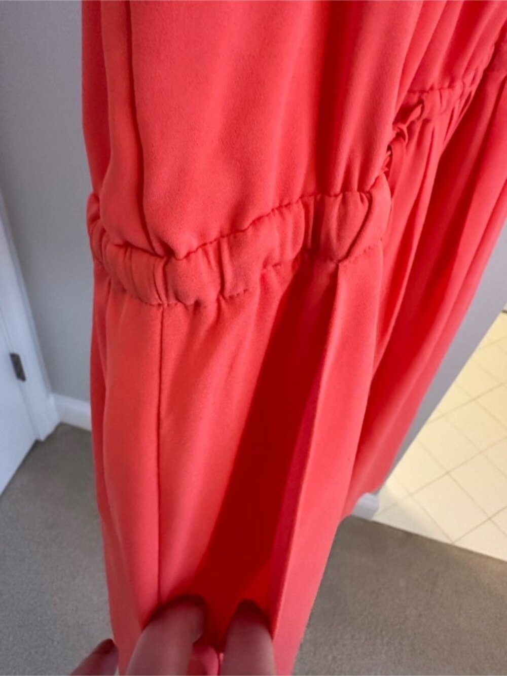 Coral Halter Dress - Picture 5 of 5